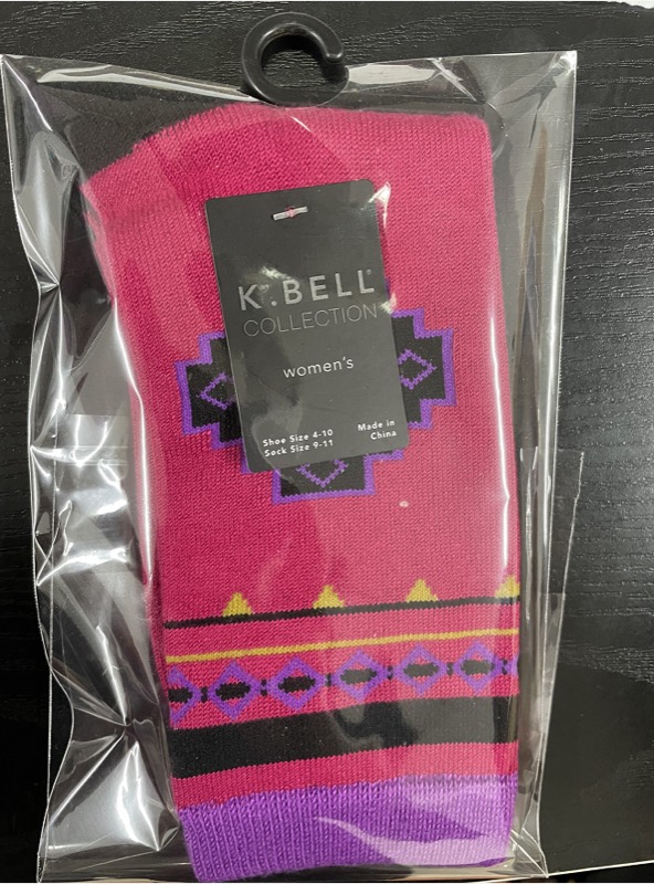 K.BELL women's patterned socks