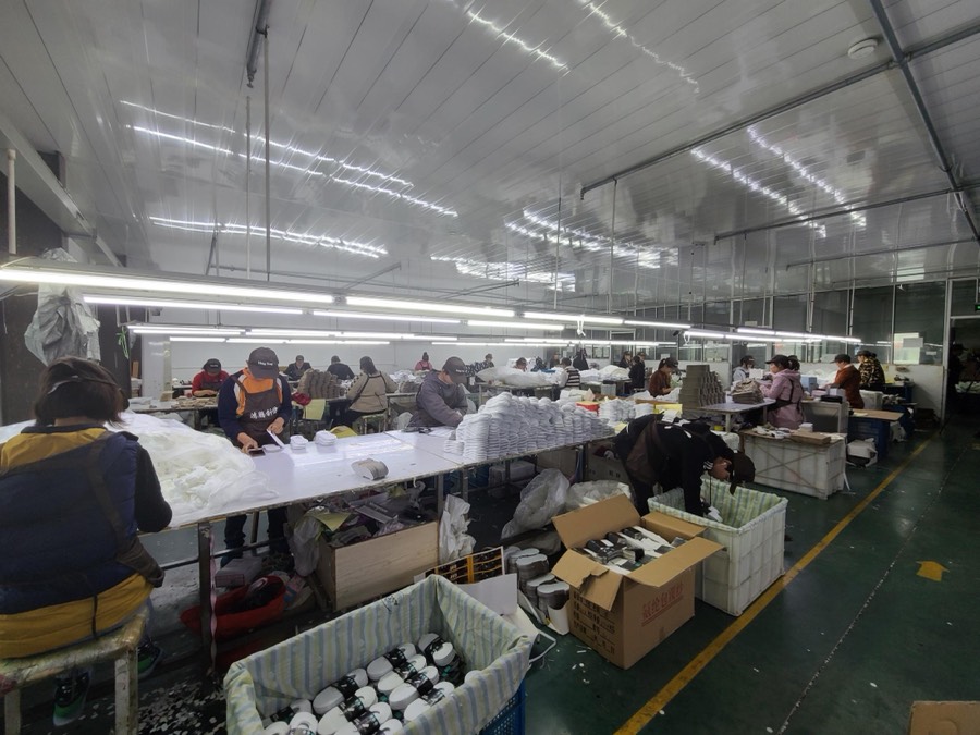 Packing and inspection line